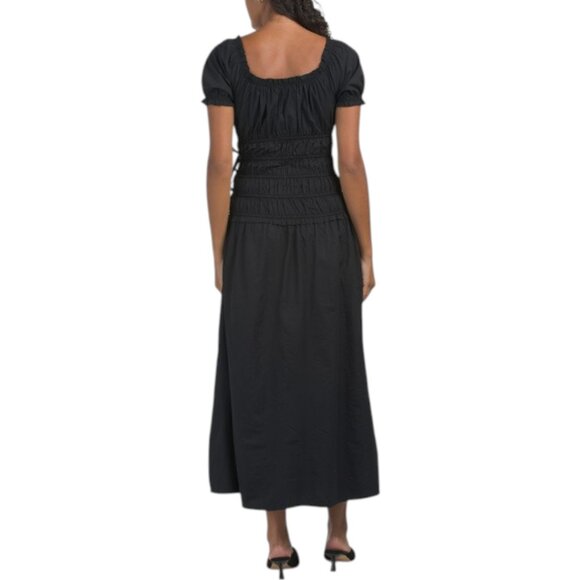 LUNA SKIES Puff Sleeve Poplin Dress - Picture 2 of 2